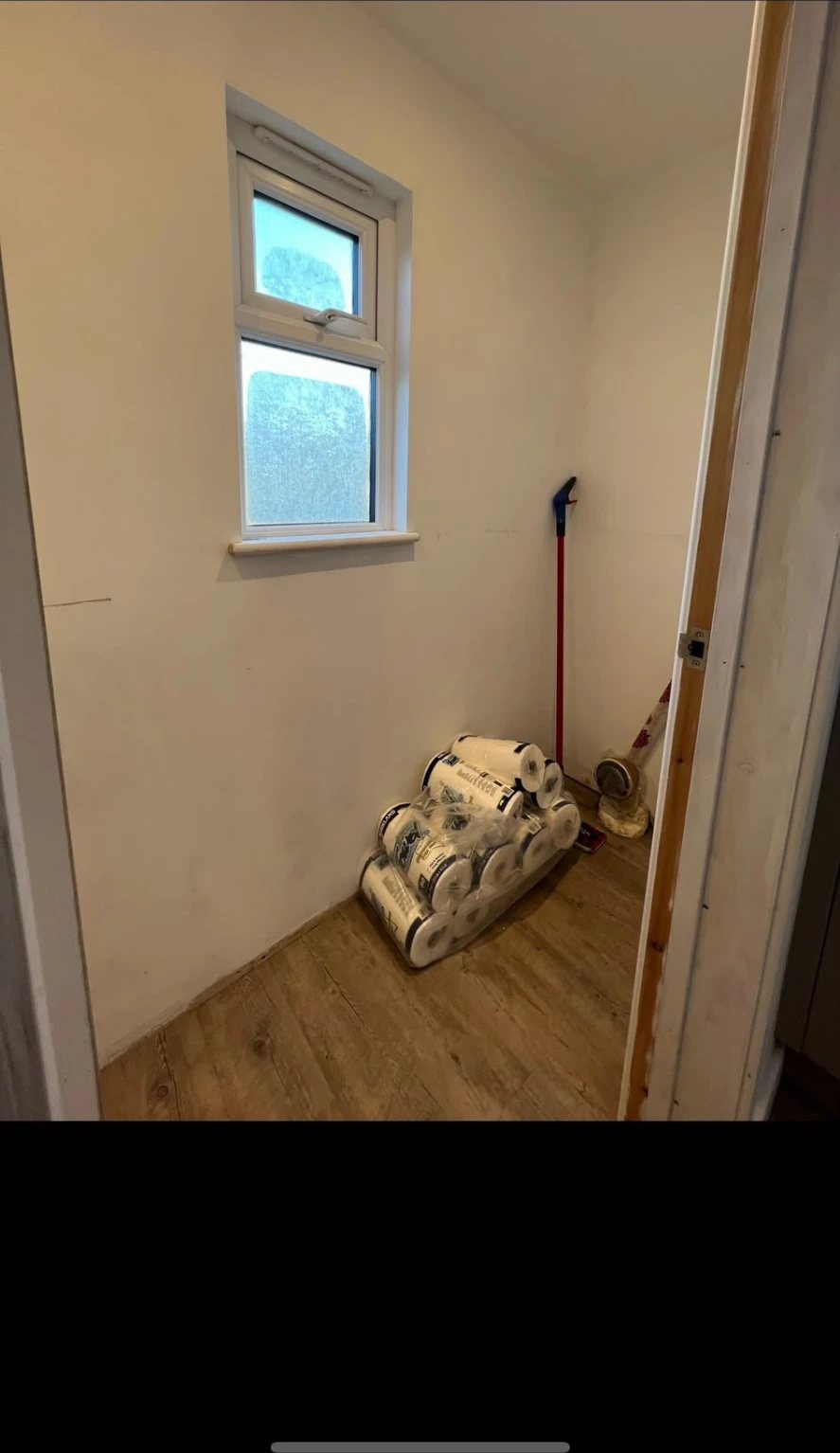 Small storage room before conversion into a downstairs cloakroom, Warboys